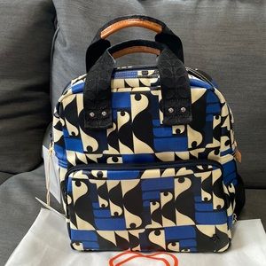 Orla Kiely Blue Sapphire Toucan Mini Lotta backpack used 3x